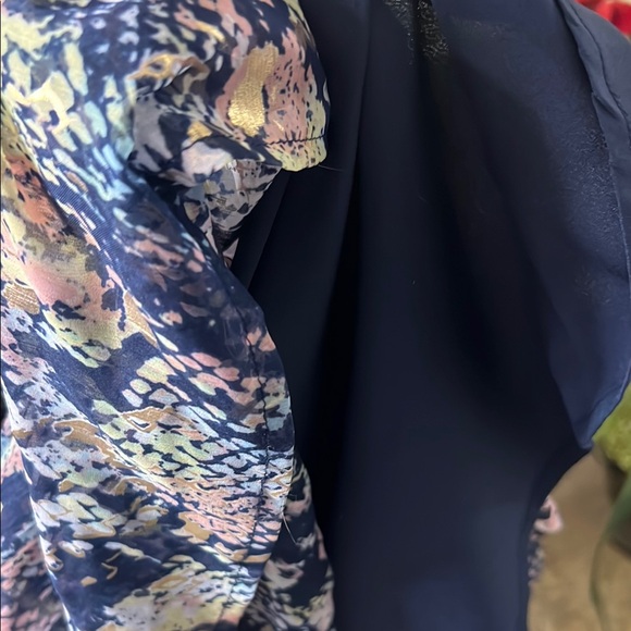 America & Beyond Shimmering Snakeskin Print Spaghetti Strap Maxi Dress - Picture 7 of 8